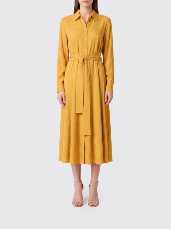 26FW 핑코 롱 원피스 107346A3FC H54 Yellow