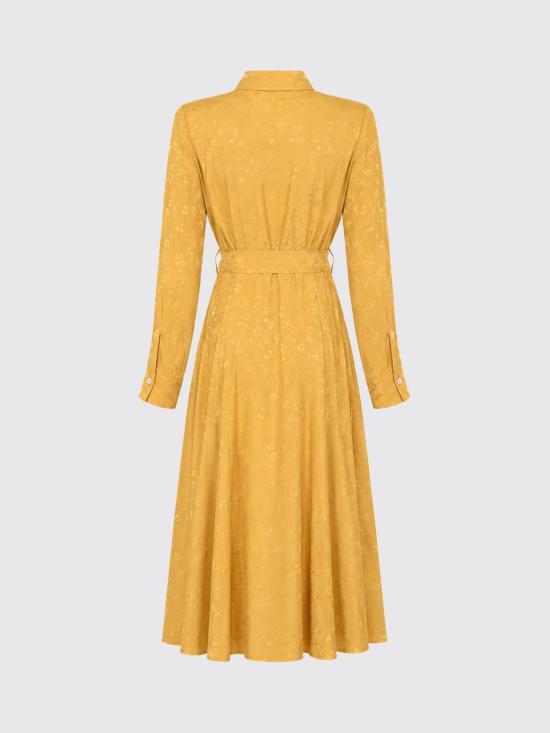 26FW 핑코 롱 원피스 107346A3FC H54 Yellow - PINKO