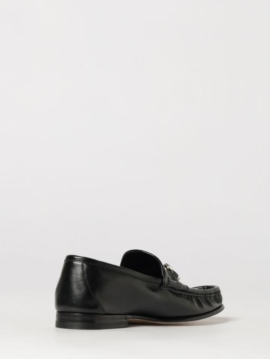 26FW 구찌 루가노 가죽 로퍼 871668AAF3Q 1000 Black - GUCCI