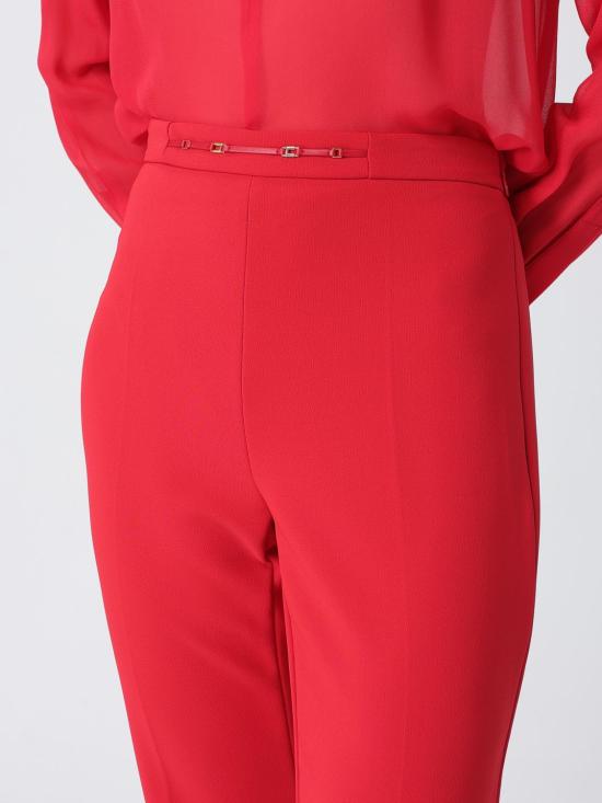 26FW 엘리자베타프랜치 스트레이트 팬츠 PA19866E2 CG5 Red - ELISABETTA FRANCHI