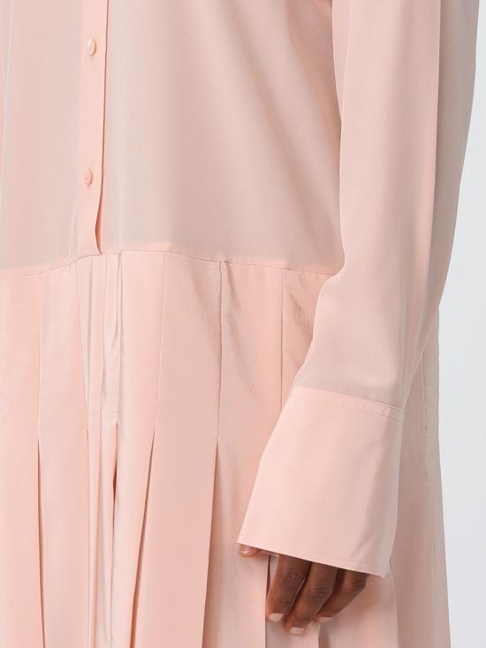 26FW 토템 롱 원피스 263WRD0350FB0115 370 Pink - TOTEME