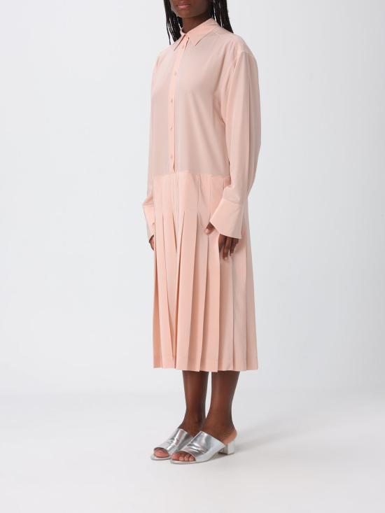 26FW 토템 롱 원피스 263WRD0350FB0115 370 Pink - TOTEME