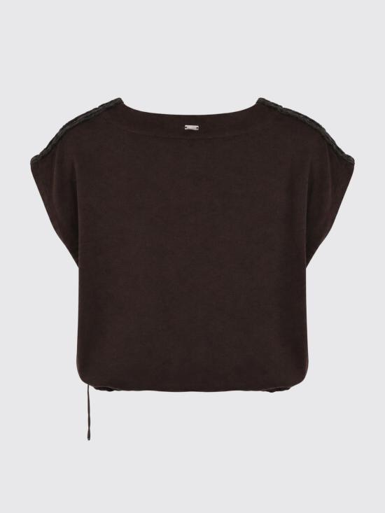 26FW 에르노 반팔 티셔츠 BL00020DR12934 8810 Brown - HERNO