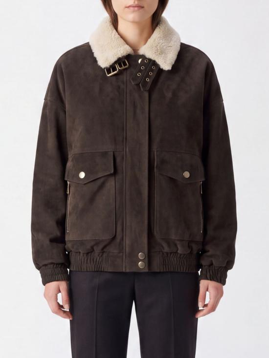 26FW 세미쿠튀르 무스탕 Y6WT10 W40 Brown