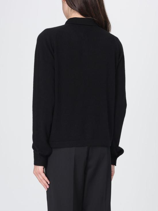 26FW 토템 스웨터 243WRT0347YA0016 001 Black - TOTEME