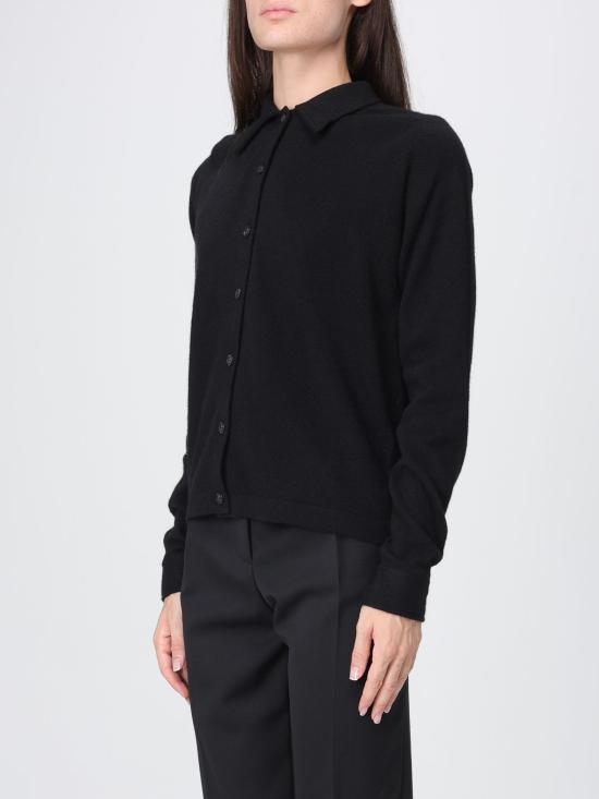 26FW 토템 스웨터 243WRT0347YA0016 001 Black - TOTEME