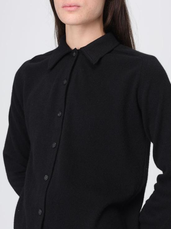 26FW 토템 스웨터 243WRT0347YA0016 001 Black - TOTEME