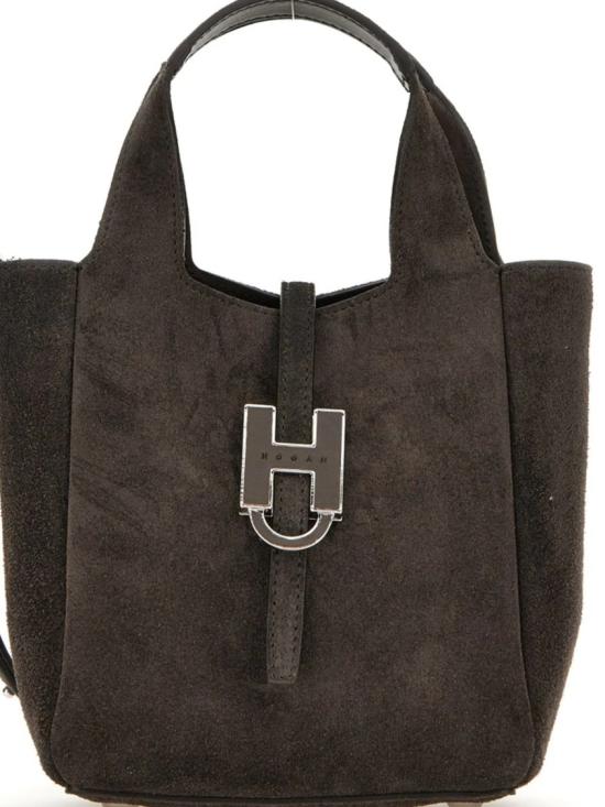 26FW 호간 숄더백 KBW01XA1100 UGM Brown - HOGAN