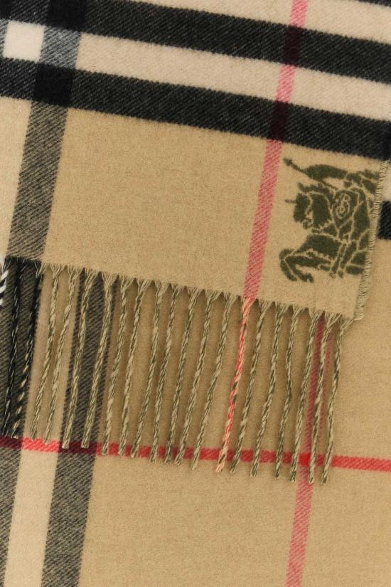 25FW 버버리 콘트라스트 체크 캐시미어 스카프 8115316 A4469 Checked - BURBERRY