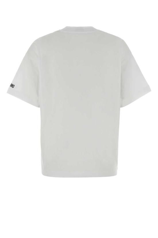 26FW 모스키노 반팔 티셔츠 262D07135441 1001 White - MOSCHINO