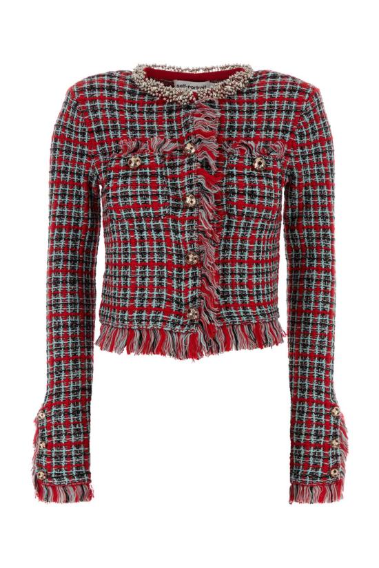 26FW 셀프 포트레이트 자켓 AW26146JR RED