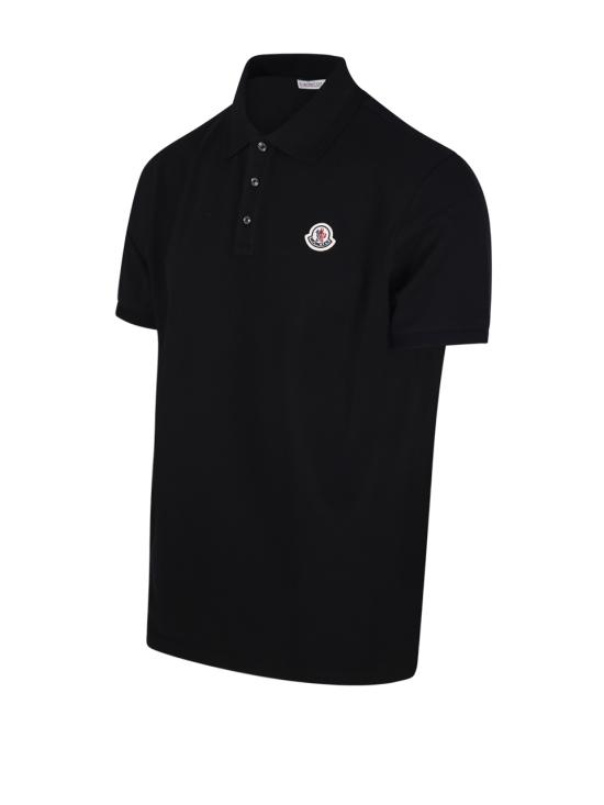 26FW 몽클레어 폴로 티셔츠 8A00011 84556 999 BLACK DOM - MONCLER