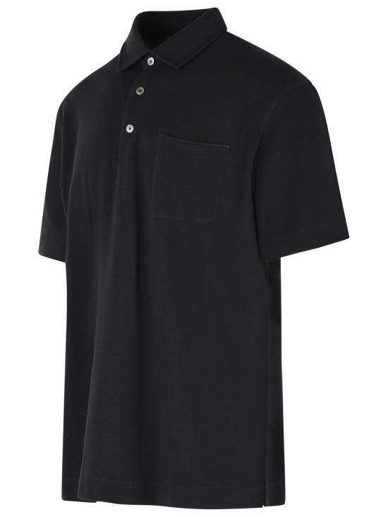 26FW 에르메네질도제냐 폴로 티셔츠 UI392A4 I752001 Black - ERMENEGILDO ZEGNA