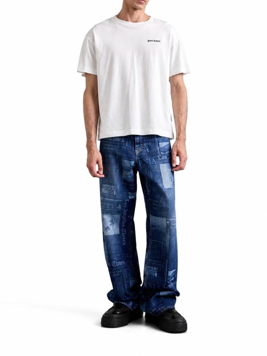 26FW 팜앤젤스 탑 PAM2B001JR001 0310 OFF WHITE BLACK - PALM ANGELS