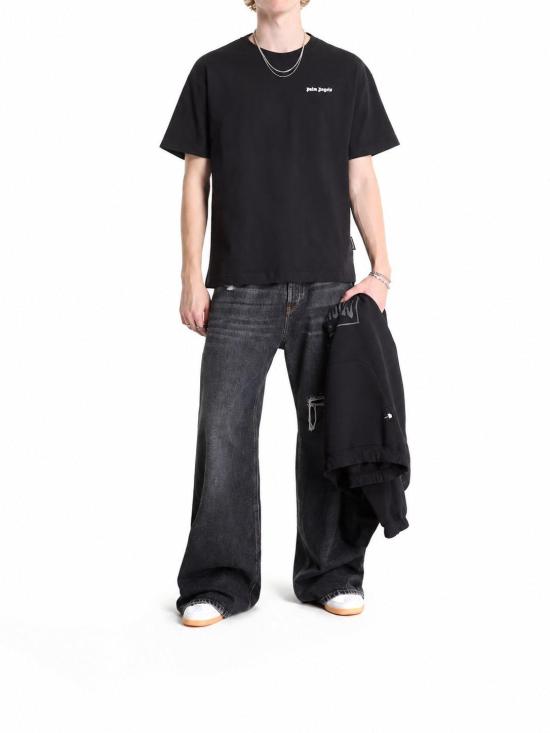 26FW 팜앤젤스 탑 PAM2B001JR001 1003 BLACK OFF WHITE - PALM ANGELS