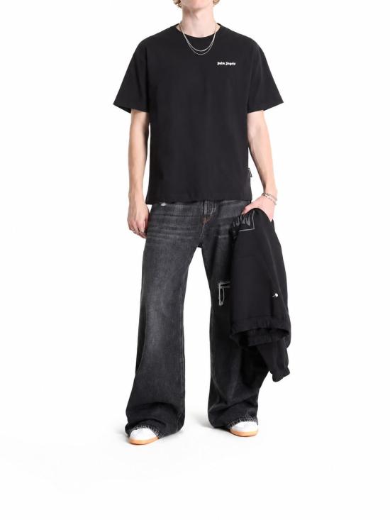 26FW 팜앤젤스 탑 PAM2B001JR001 1003 BLACK OFF WHITE - PALM ANGELS