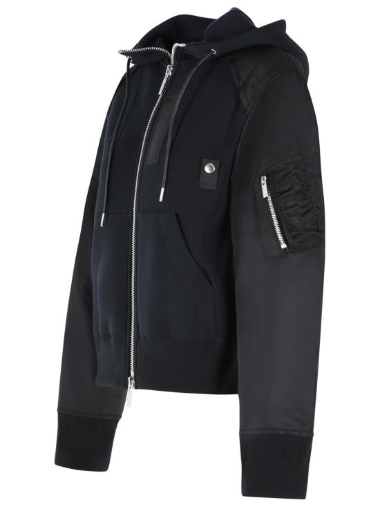 26FW 사카이 긴팔 티셔츠 26 08680001 Black - SACAI