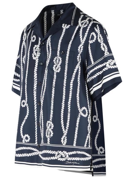 26FW 돌체앤가바나 긴팔 셔츠 G5JH9T HI143HB6EZ Navy - DOLCE & GABBANA