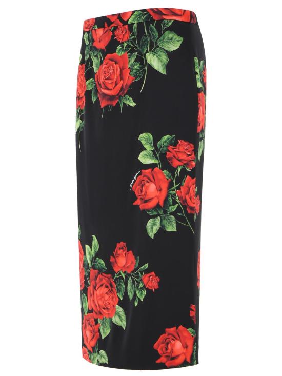 26FW 돌체앤가바나 미디 스커트 F4CSJT FSA9RHN6EJ Black - DOLCE & GABBANA