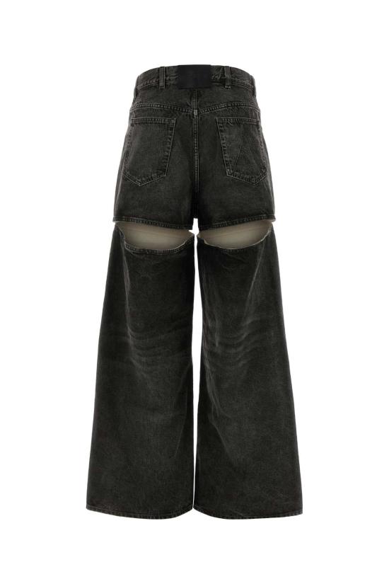 26SS 디 아티코 데님 팬츠 260WCP00277CCC129WS 414 BLACK - THE ATTICO