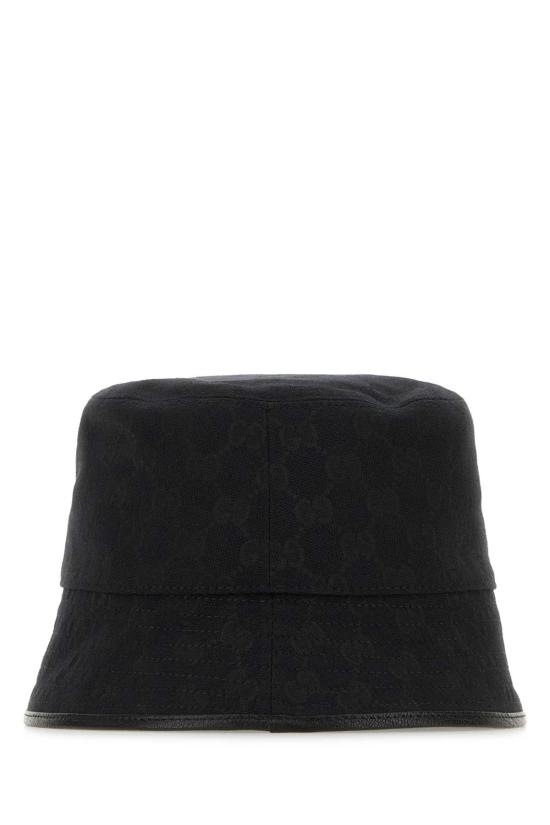 26FW 구찌 GG 코튼 캔버스 버킷 햇 8757404HBJS 1060 BLACK - GUCCI