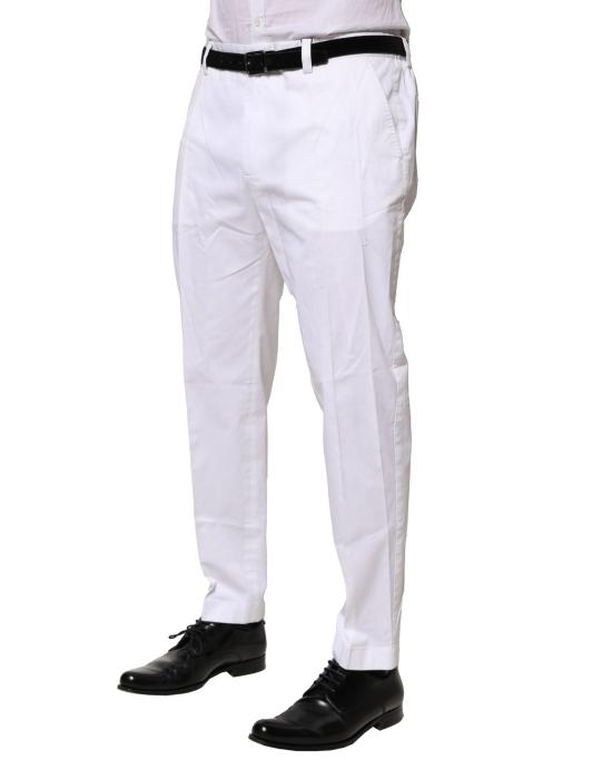  돌체앤가바나 스트레이트 팬츠 PAN76477 WHITE - DOLCE & GABBANA