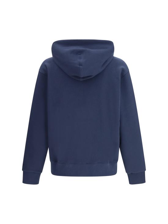 26SS 겐조 와일드 타이거 엠브로이더드 후드 티셔츠 FG55HO2034MJ 76 NAVY - KENZO