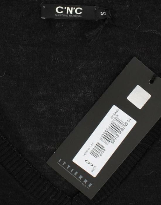  커스텀네셔널 스웨터 SIG12053 BLACK - COSTUME NATIONAL