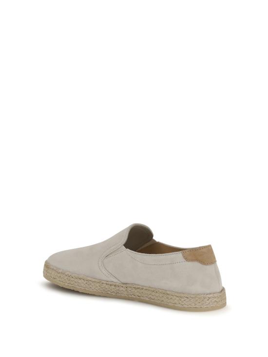 26SS 브루넬로 쿠치넬리 로프 인서트 스웨이드 슬립온 MZUOHEI837 CXU27 LAMB SIENA - BRUNELLO CUCINELLI