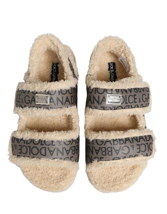  돌체앤가바나 뮬/슬리퍼 MV8376 BEIGE - DOLCE & GABBANA
