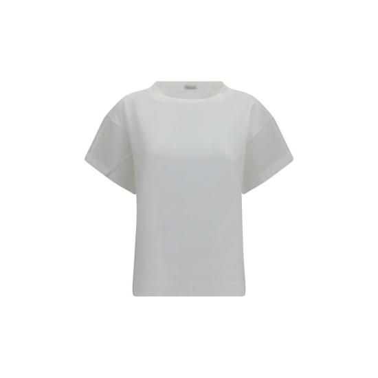 26SS 브루넬로 쿠치넬리 폴로 티셔츠 BRM0T81BX800C6159BB WHITE