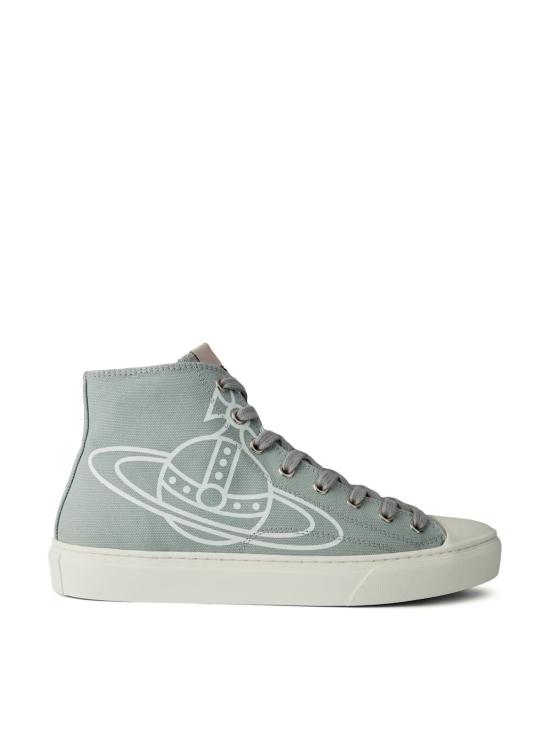  비비안웨스트우드 플림솔 하이탑 스니커즈 75010001MW0004P406 GRAY - VIVIENNE WESTWOOD