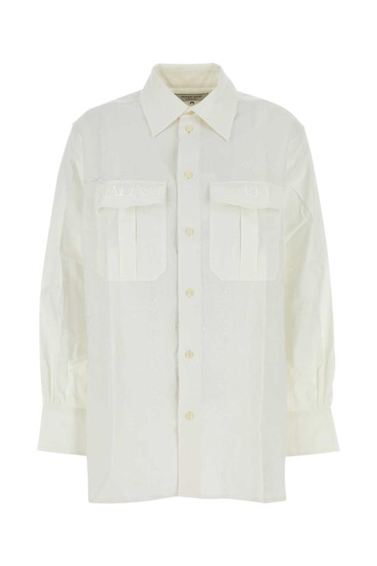  마린세르 셔츠 USI022AUWOV0045 WH20 WHITE