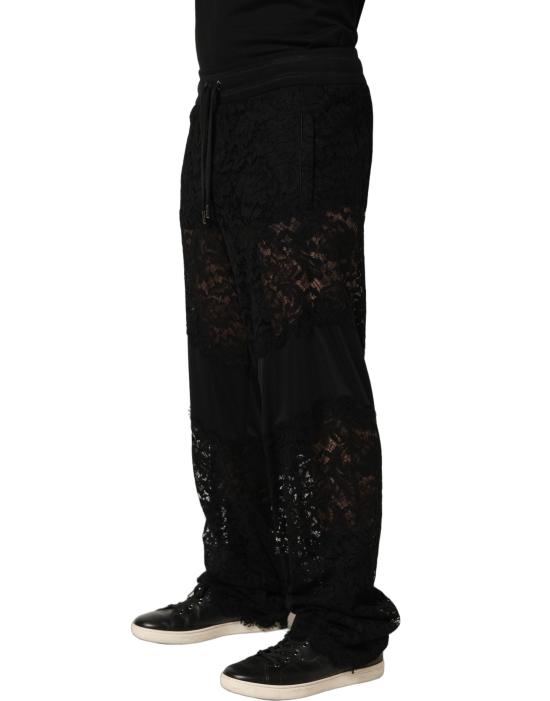  돌체앤가바나 트레이닝/조거 팬츠 PAN77649 BLACK - DOLCE & GABBANA