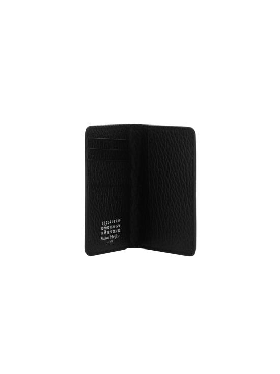 26FW 마르지엘라 보빈 레더 카드 홀더 SA1VX0011P4455 T8013 BLACK - MAISON MARGIELA