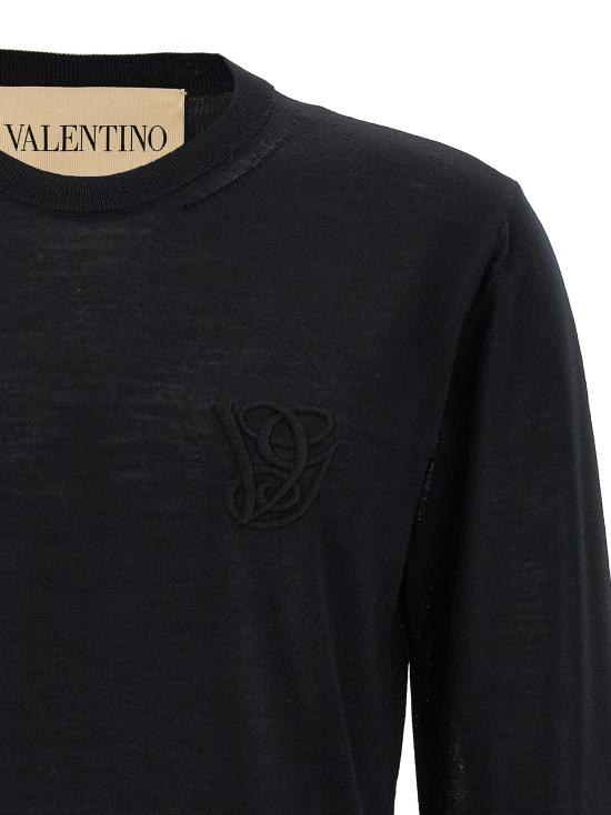 25FW 발렌티노 가라바니 스웨터 VA314656BM BLACK - VALENTINO GARAVANI