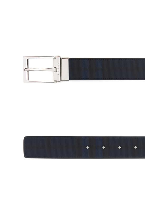 25FW 버버리 리버시블 체크 벨트 8115269 A1960 NAVY - BURBERRY