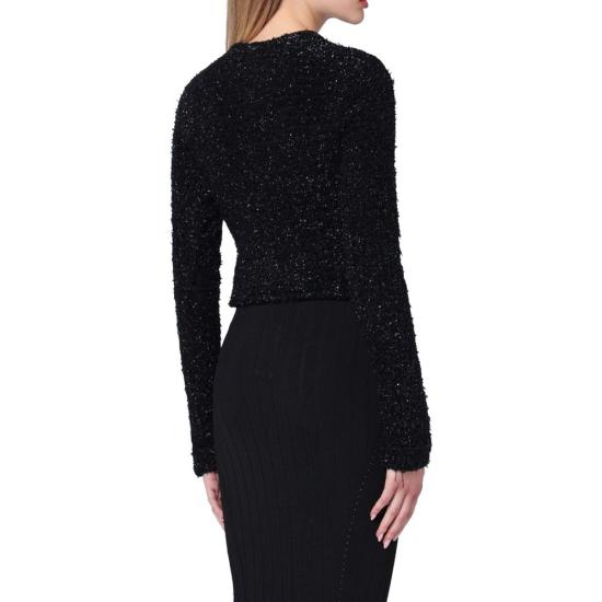  발렌시아가 가디건 BA 9137035968724 BLACK - BALENCIAGA