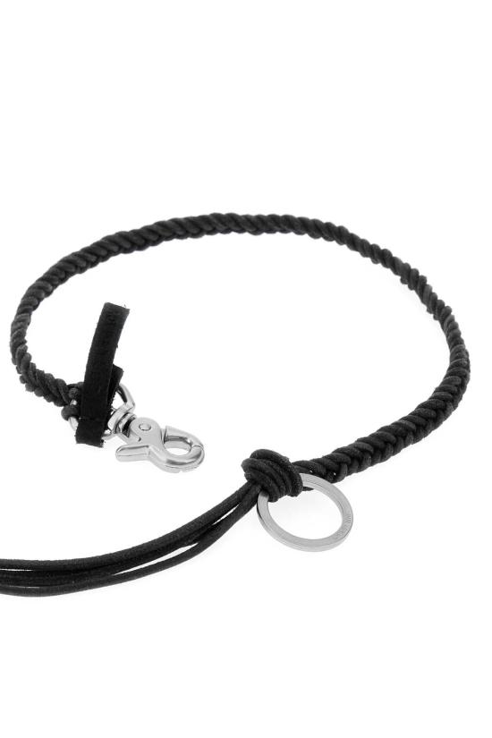 26SS 아워레가시 브레이디드 라돈 레더 목걸이 A2268LBL BLACKLEATHER - OUR LEGACY