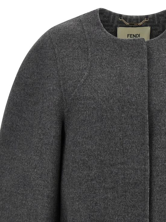 25FW 펜디 코트 FE321991BM GRAY - FENDI