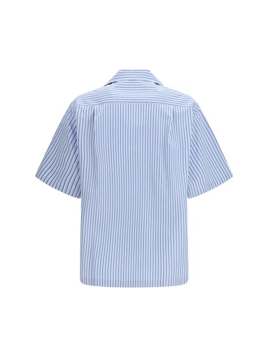 26SS 돌체앤가바나 하와이 스트라이츠 포플린 셔츠 G5OL6TFR513 S8052 BLUE - DOLCE & GABBANA