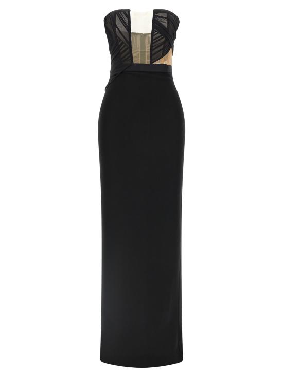 25FW 넨시 도자카 원피스 NE317458BM BLACK