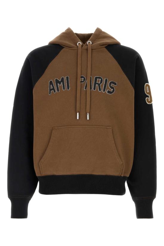 25FW 아미 ADC 로고 자수 레글런 후디 HSW768747 2162 BROWN