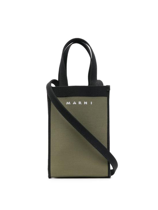 25FW 마르니 토트백 SBMQ0067A0P4602ZO247 GREEN - MARNI