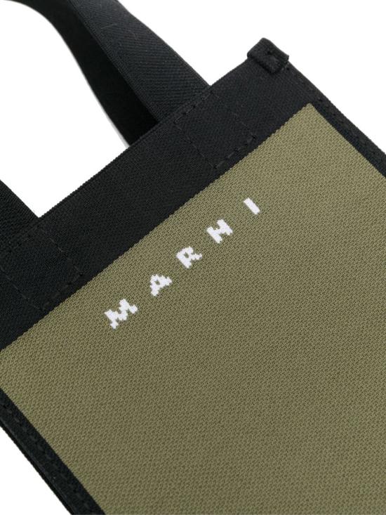 25FW 마르니 토트백 SBMQ0067A0P4602ZO247 GREEN - MARNI