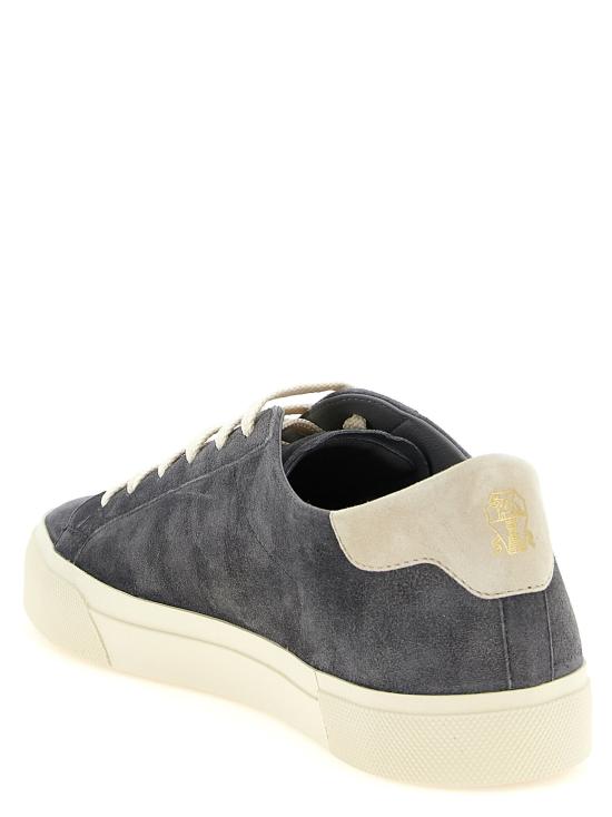 26SS 브루넬로 쿠치넬리 스니커즈 BR328737BM GRAY - BRUNELLO CUCINELLI