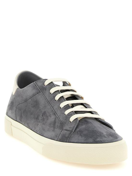 26SS 브루넬로 쿠치넬리 스니커즈 BR328737BM GRAY - BRUNELLO CUCINELLI