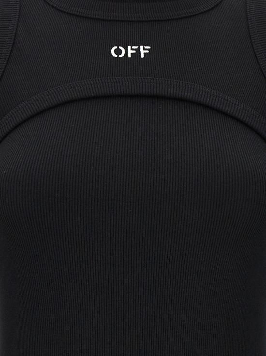 26SS 오프화이트 원피스 OF279736BM BLACK - OFF WHITE