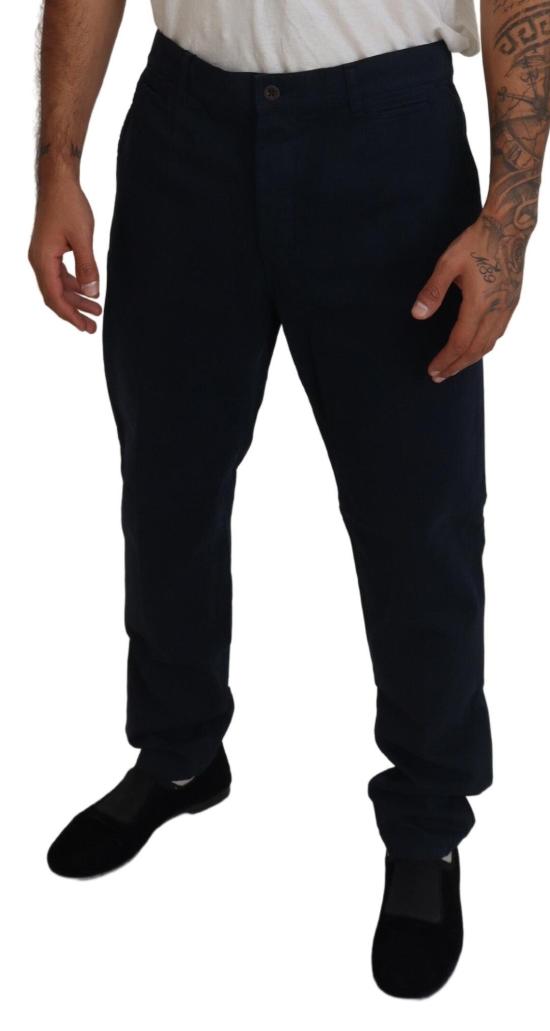  돌체앤가바나 스트레이트 팬츠 PAN74740 NAVY - DOLCE & GABBANA