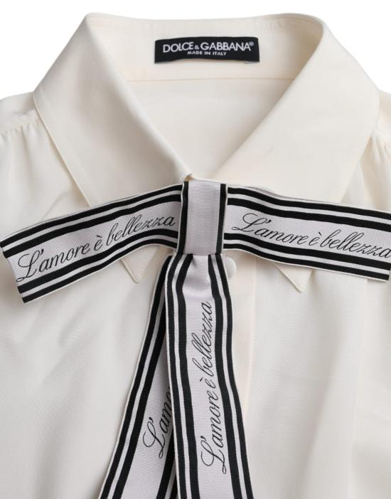  돌체앤가바나 블라우스 TSH851997 WHITE - DOLCE & GABBANA